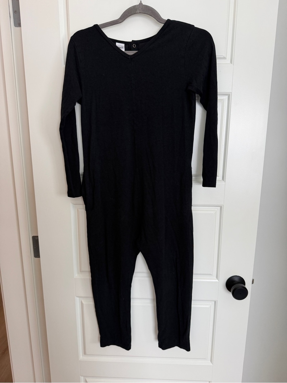 Smash + Tess Black Long-Sleeve One-Piece